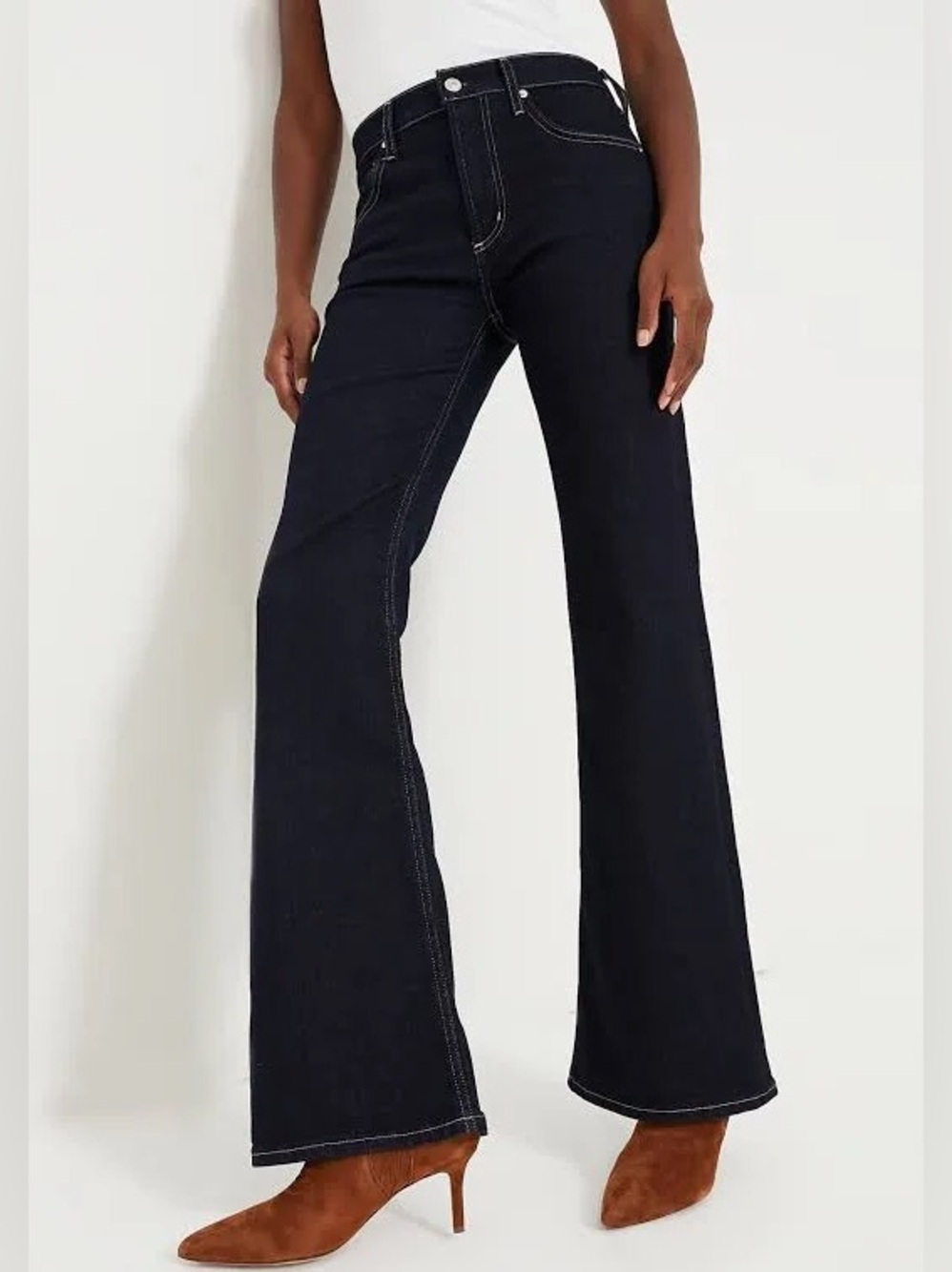 Citizens of Humanity Isola Flare Jeans in Solace Dark Blue Size 24